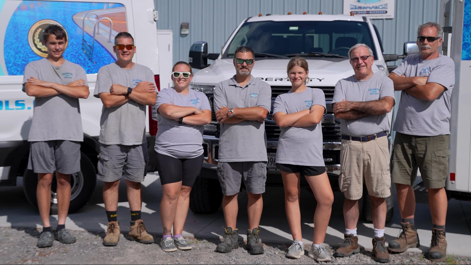 The Team at Jay’s Precision Pool Service in NY